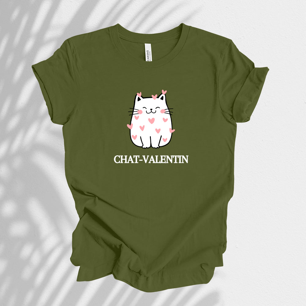 T-shirt - Chat-Valentin