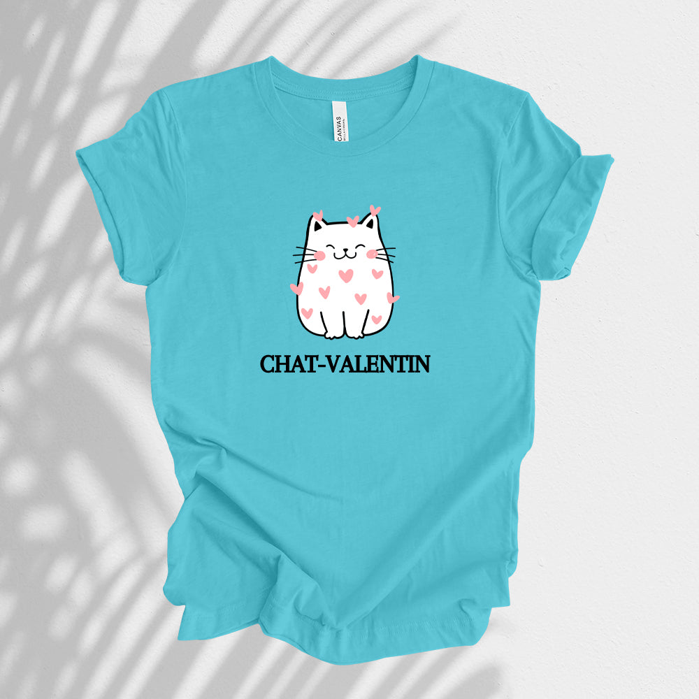 T-shirt - Chat-Valentin