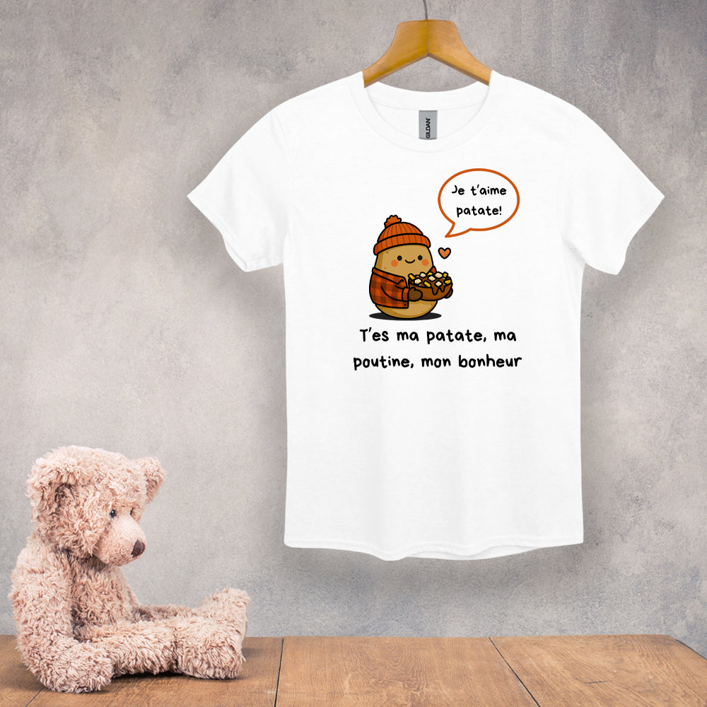 T-shirt enfant - Je t'aime patate