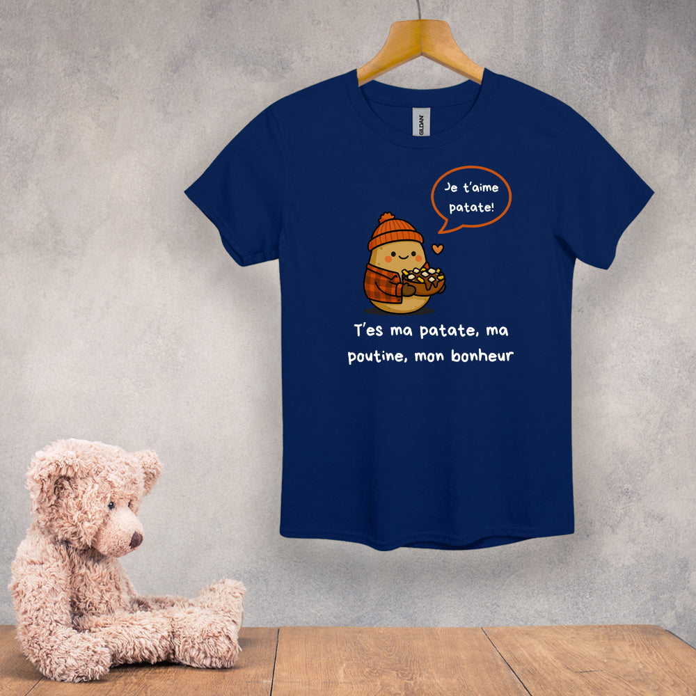 T-shirt enfant - Je t'aime patate