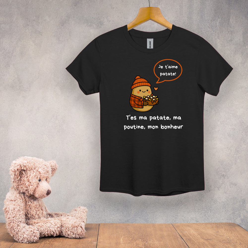 T-shirt enfant - Je t'aime patate