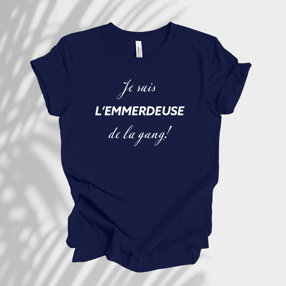 T-Shirt - Je suis la ... de la gang - À personnaliser