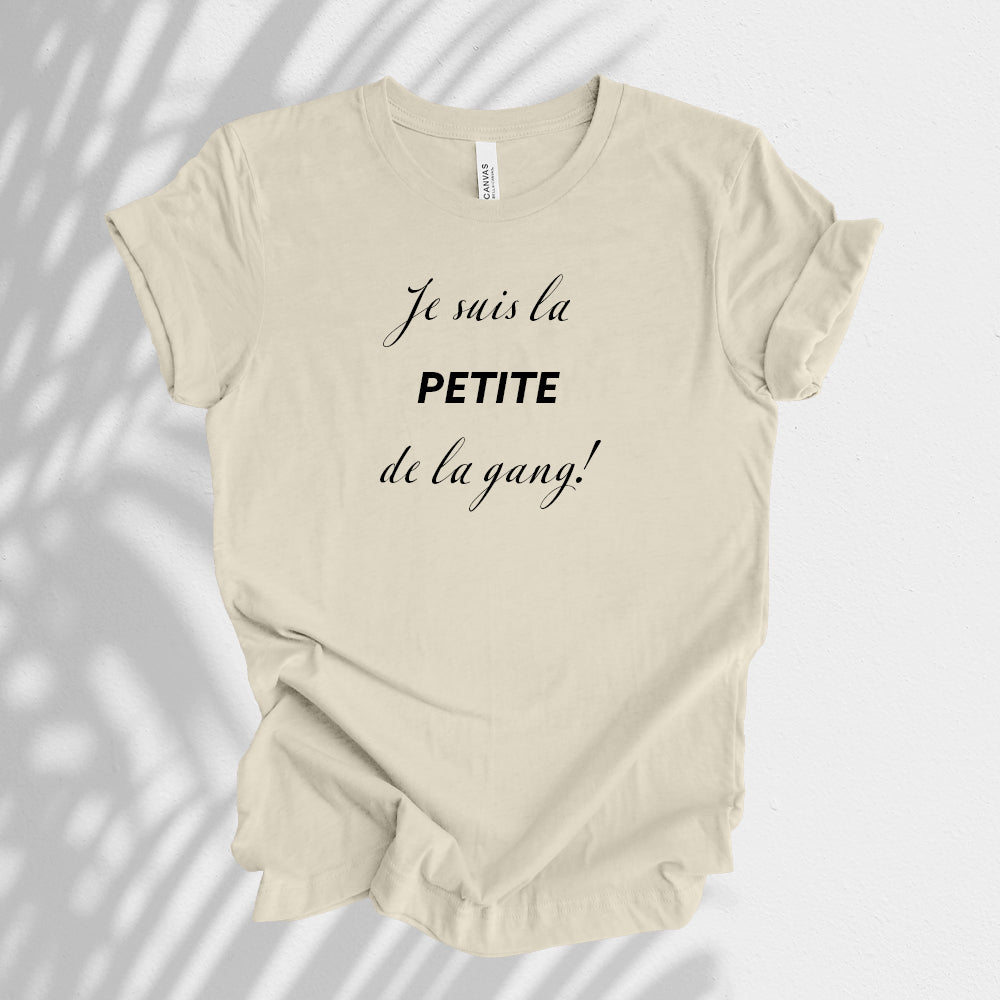 T-Shirt - Je suis la ... de la gang - À personnaliser