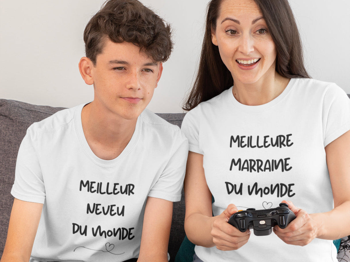 T-Shirt - COMBO Meilleur(e) ... du monde - À personnaliser