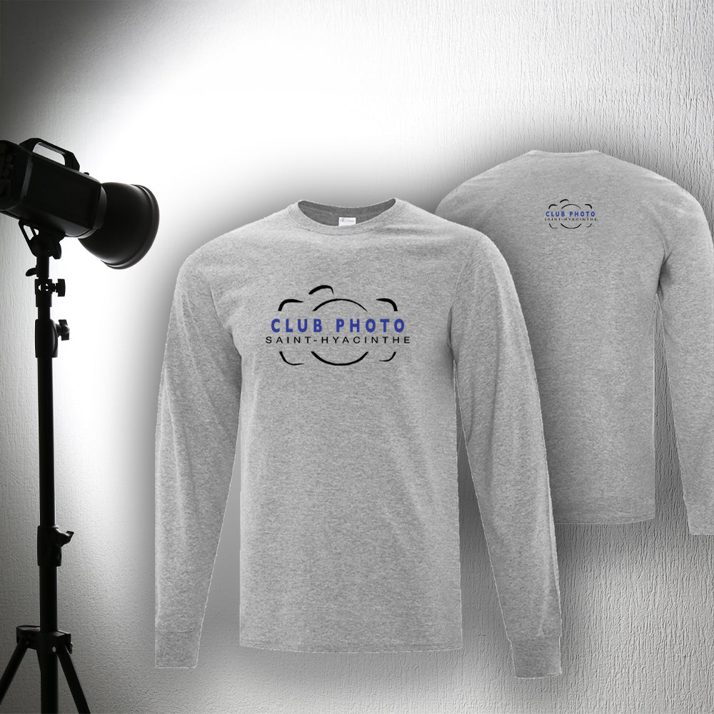 T-shirt à manches longues - Club photo Saint-Hyacinthe - Poitrine et dos