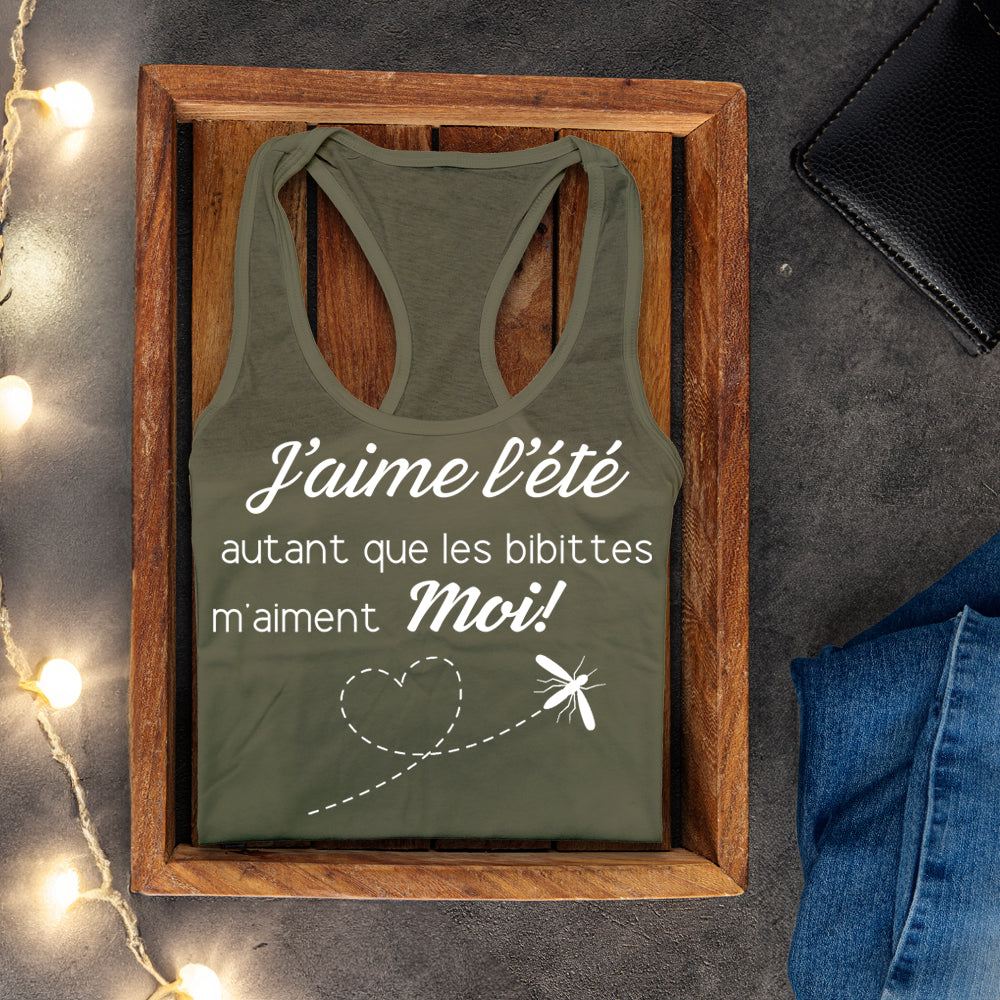 Camisole - J'aime l'été autant que les bibittes m'aiment moi