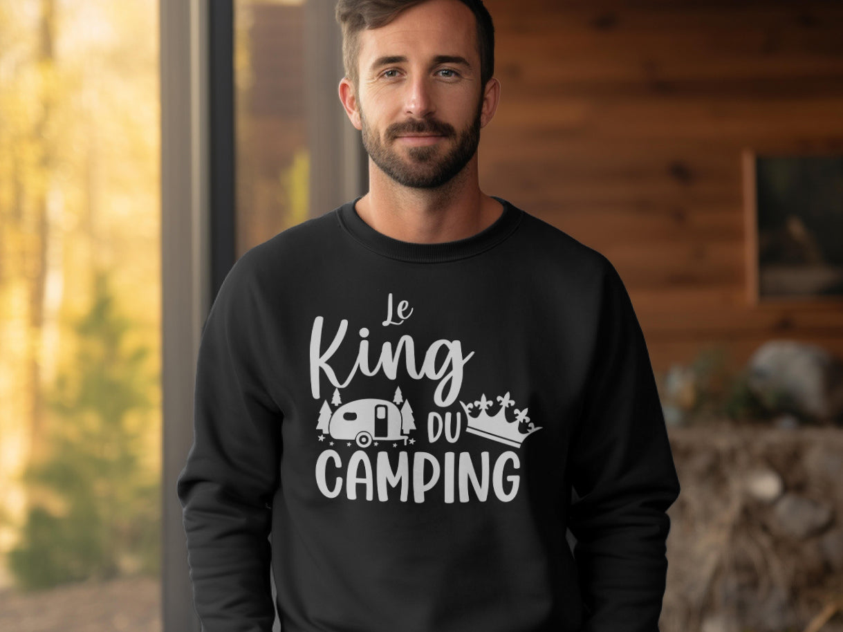 Crewneck - COMBO Le King du camping / La Queen du camping