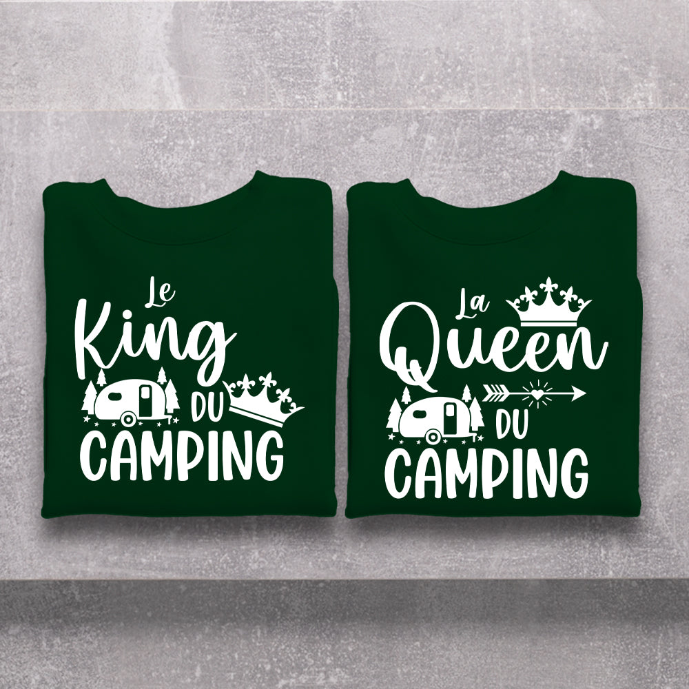 Crewneck - COMBO Le King du camping / La Queen du camping