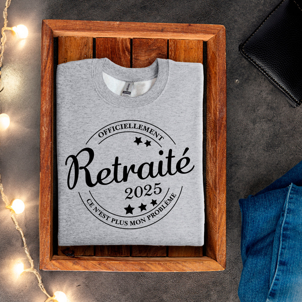 Crewneck - Officiellement retraité(e) - À personnaliser