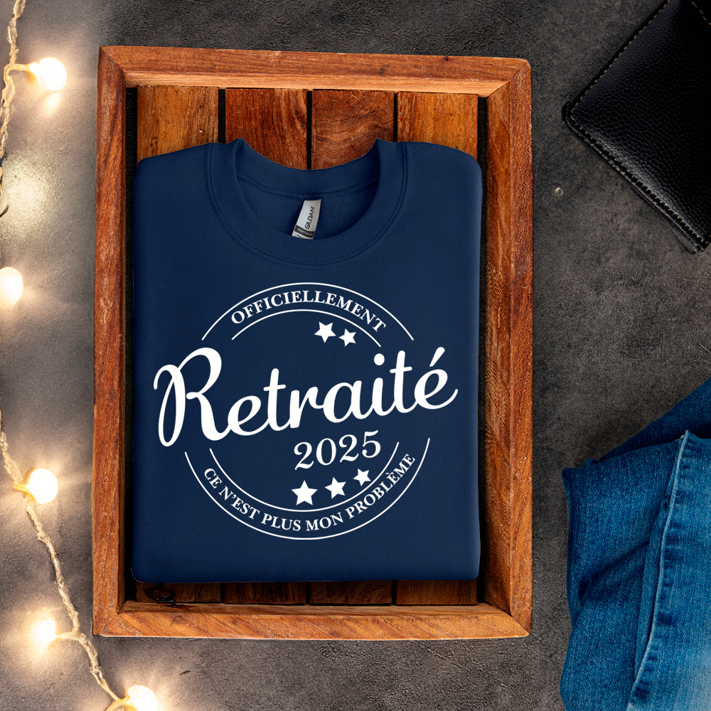 Crewneck - Officiellement retraité(e) - À personnaliser