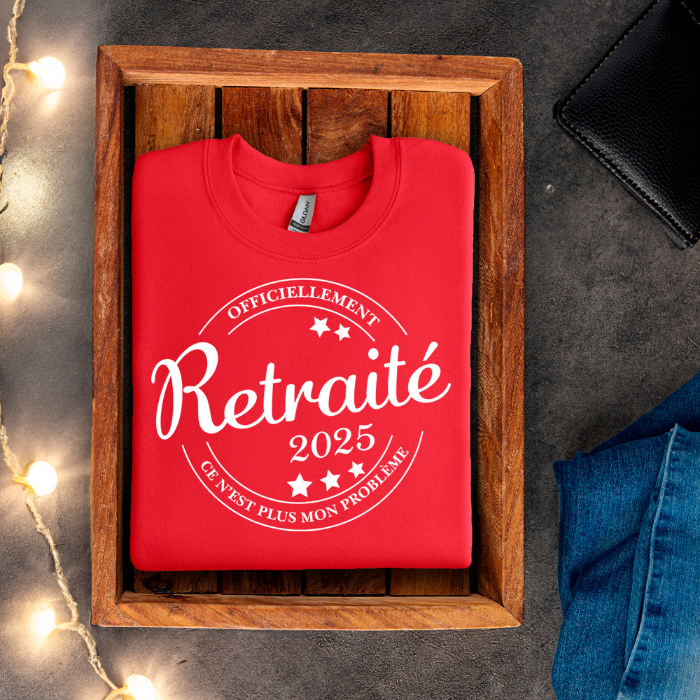 Crewneck - Officiellement retraité(e) - À personnaliser
