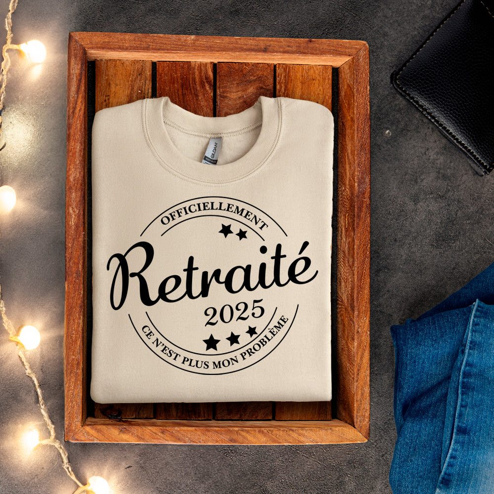 Crewneck - Officiellement retraité(e) - À personnaliser