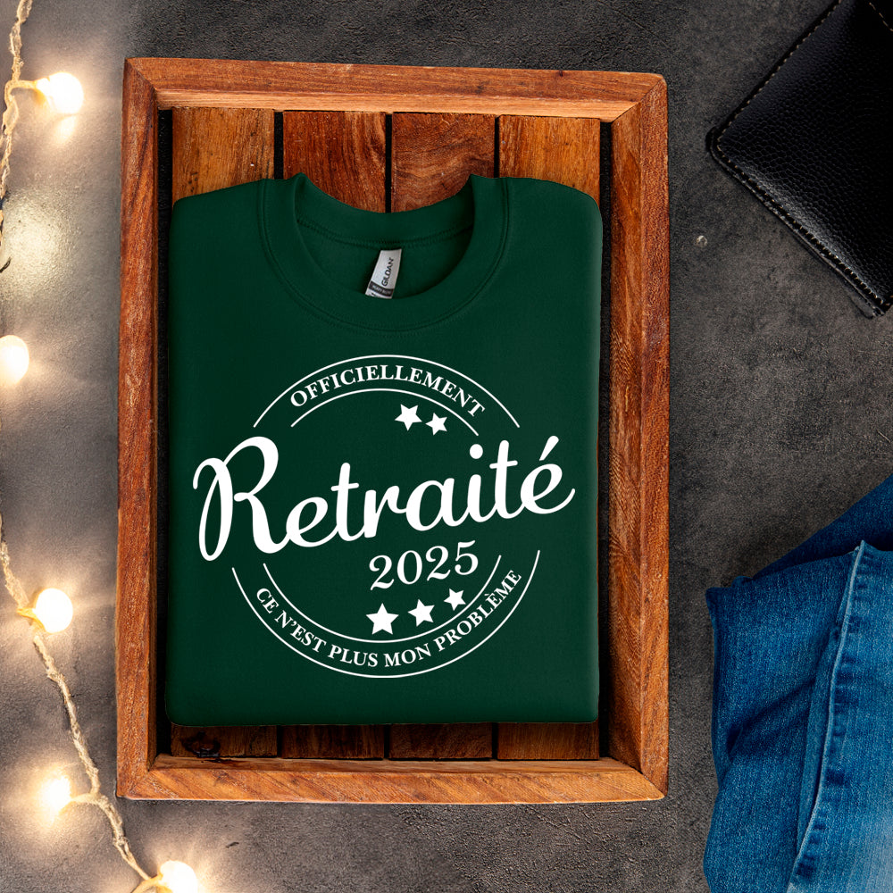 Crewneck - Officiellement retraité(e) - À personnaliser
