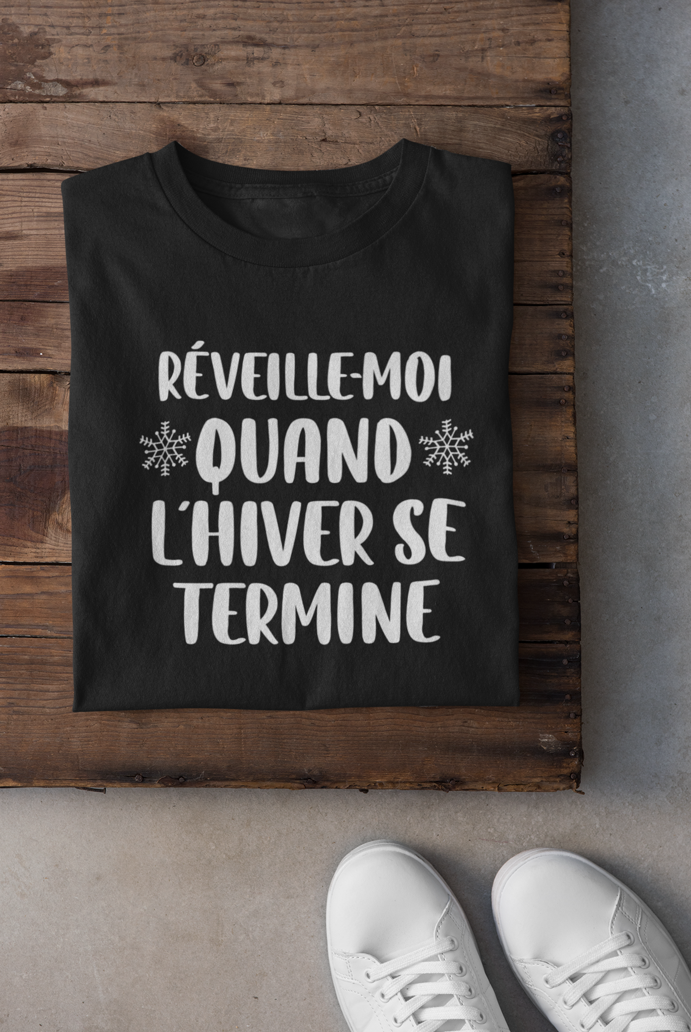 T-shirt - Réveille-moi quand l'hiver se termine