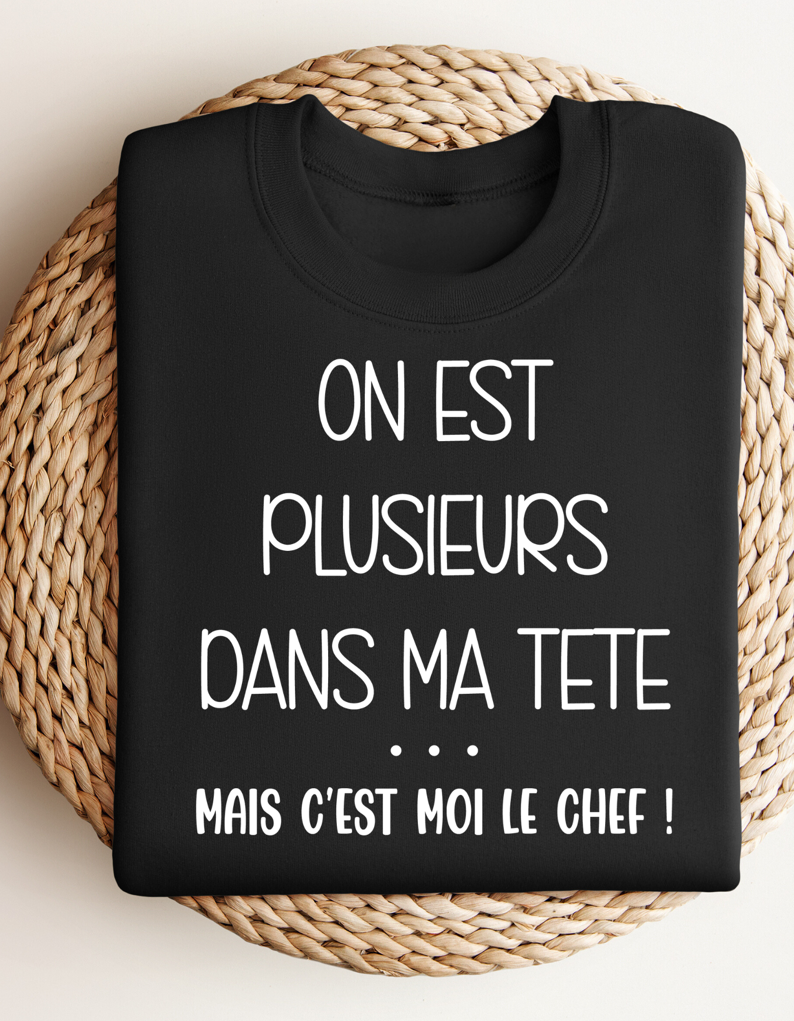 Crewneck - On est plusieurs dans ma tête, mais c’est moi le chef