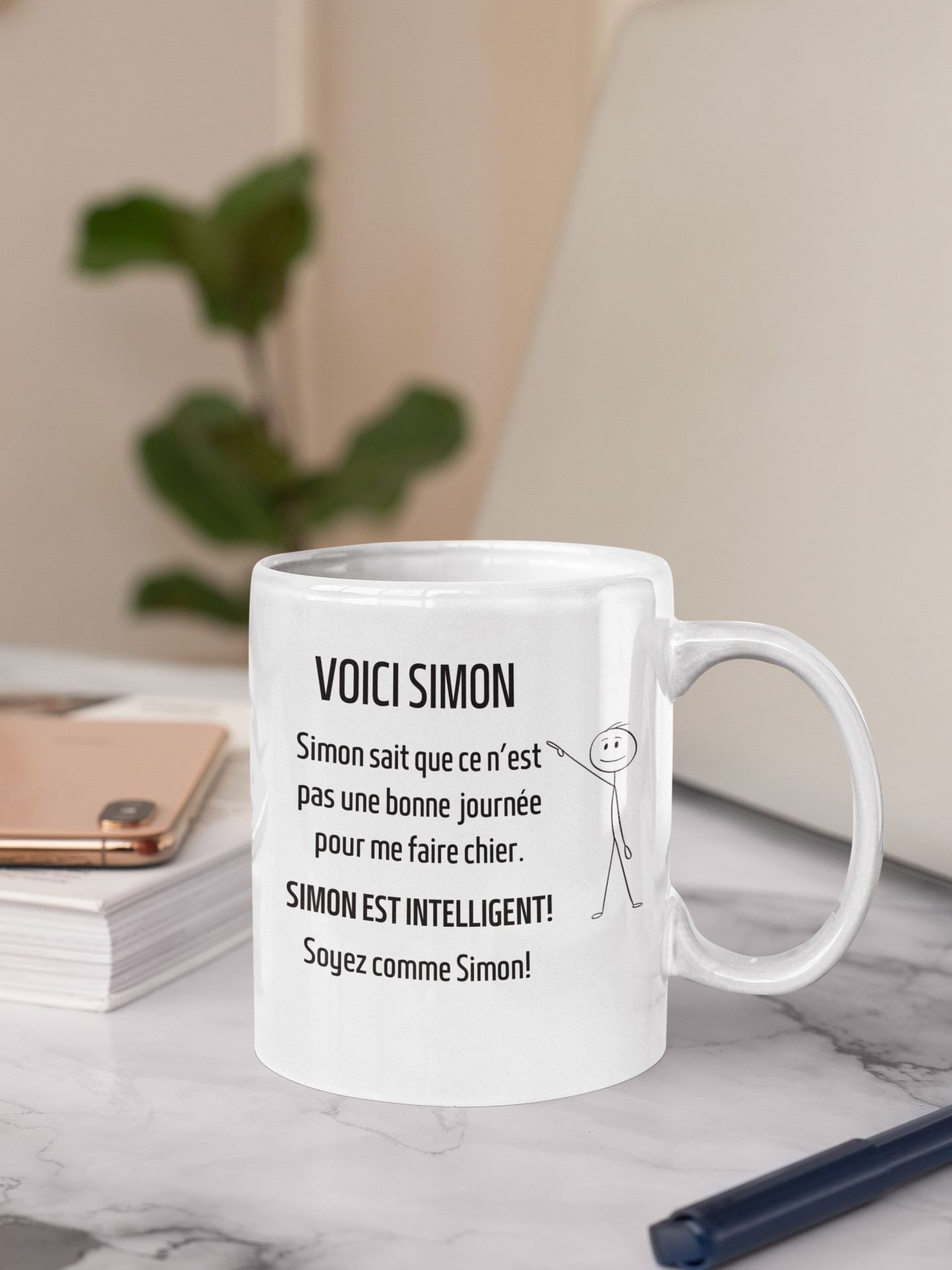 Tasse à café - Voici Simon
