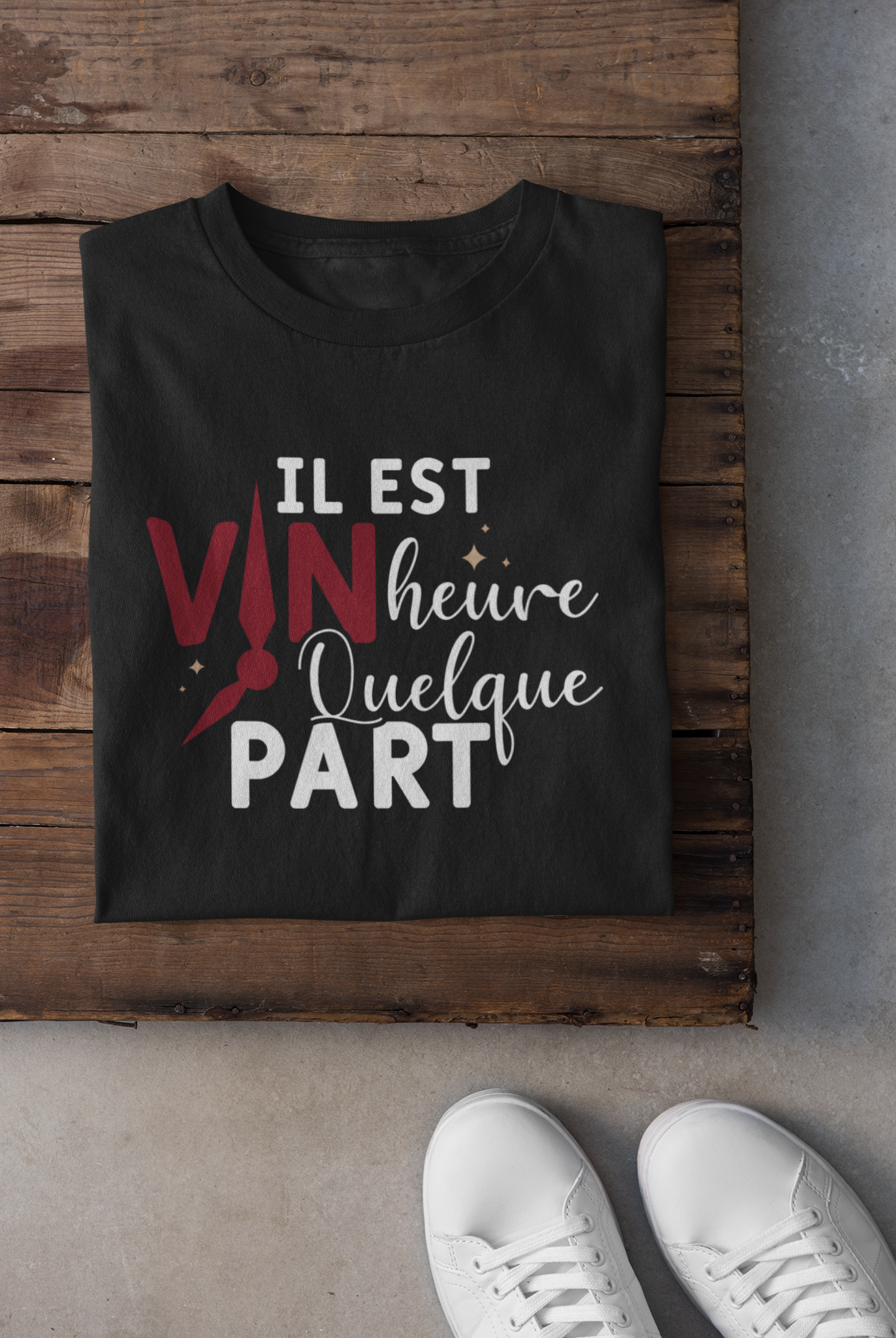 T-shirt - Il est vin heure quelque part