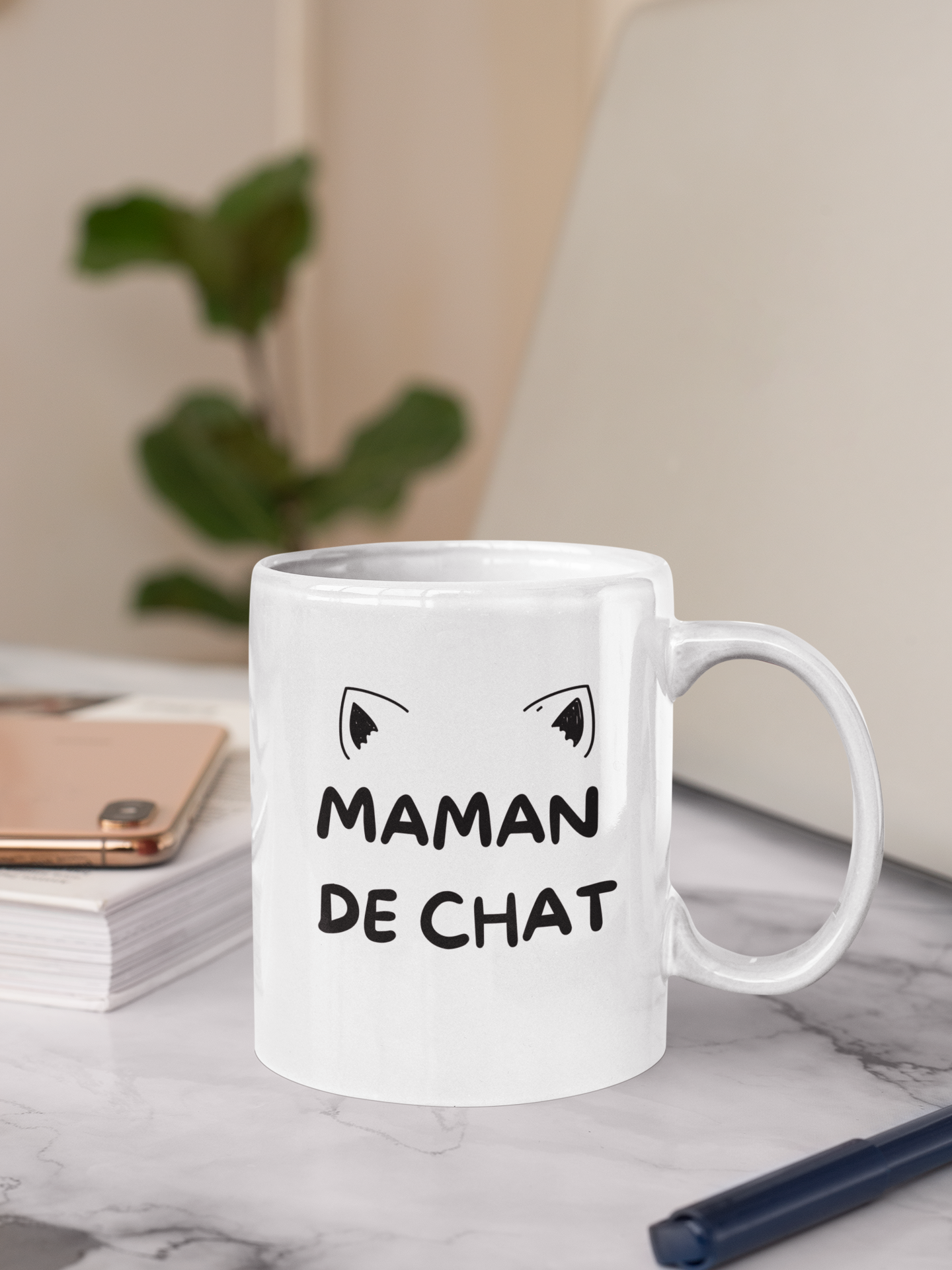 Tasse à café - Maman de chat