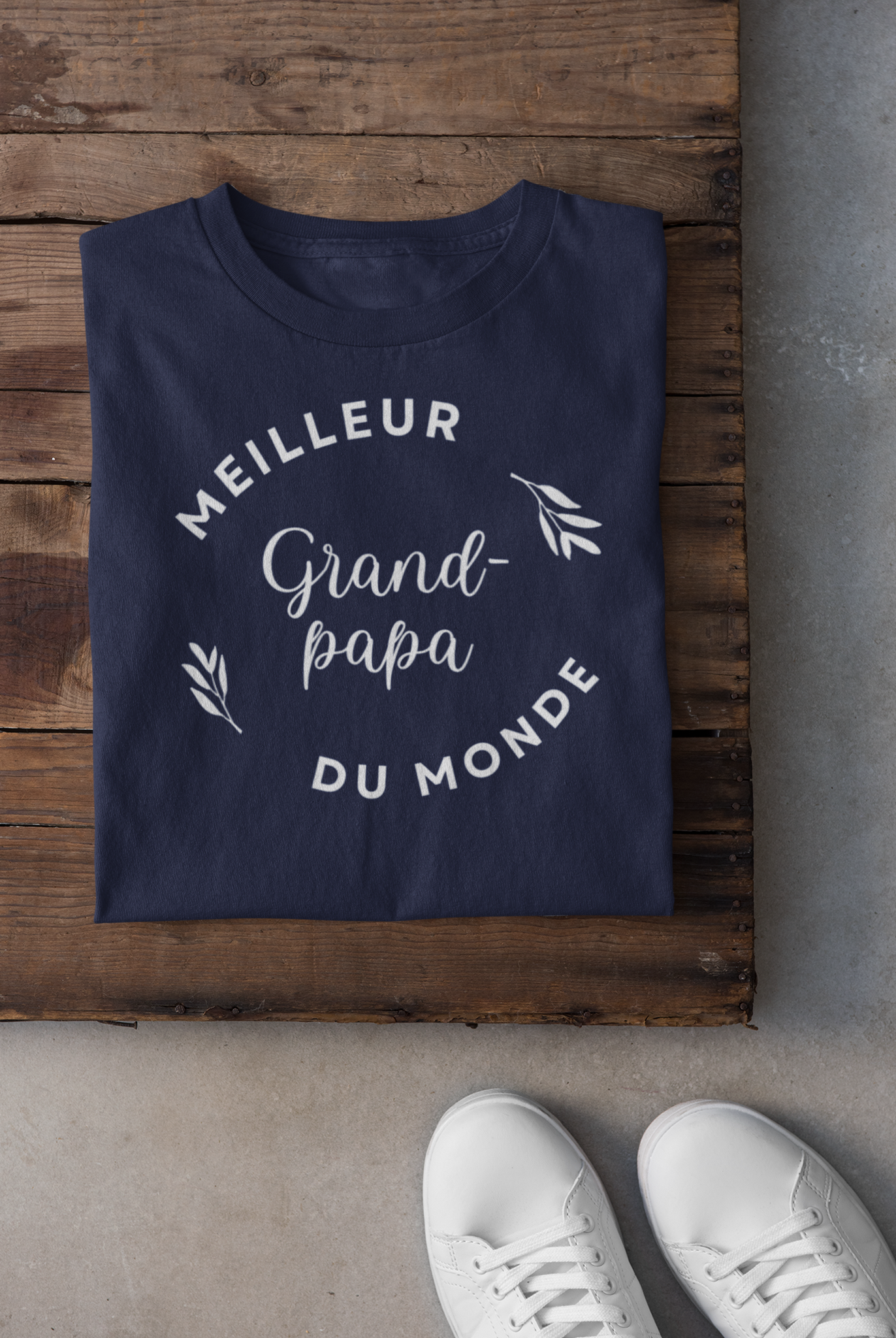 T-Shirt - COMBO Meilleure grand-maman du monde / Meilleur grand-papa du monde