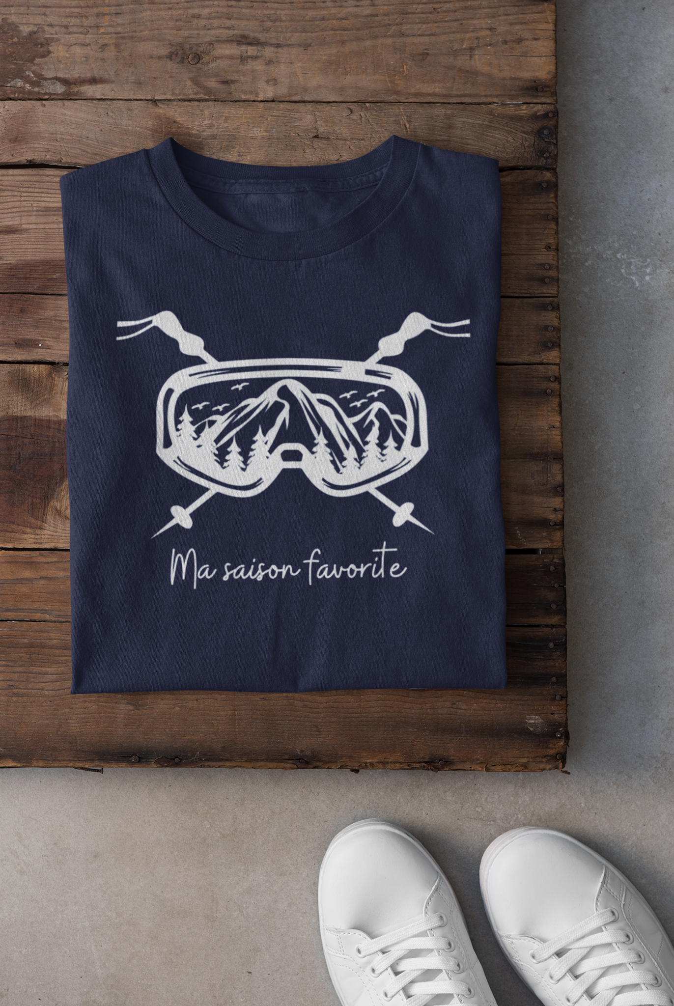 T-shirt - Ma saison favorite (ski)