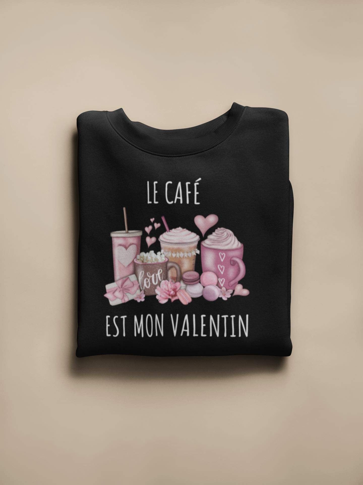 Crewneck - Le café est mon Valentin