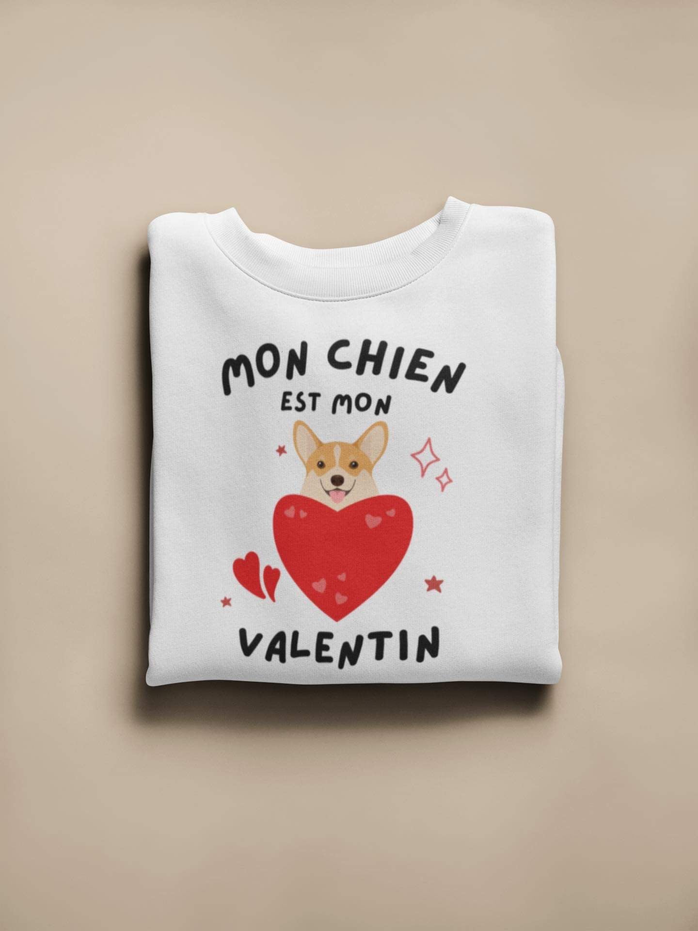 Crewneck - Mon chien est mon Valentin