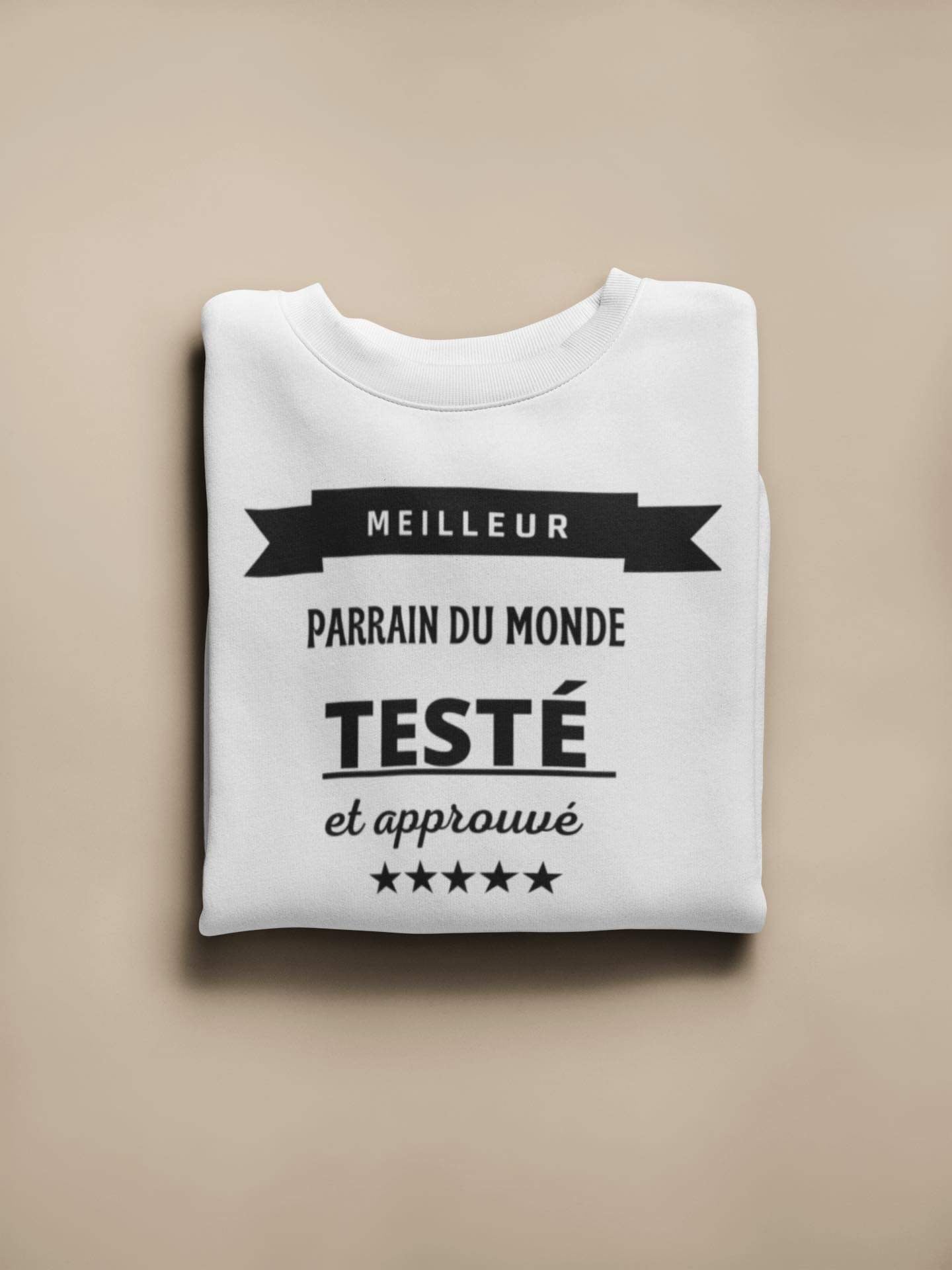 Crewneck - COMBO Meilleur parrain du monde / Meilleure marraine du monde