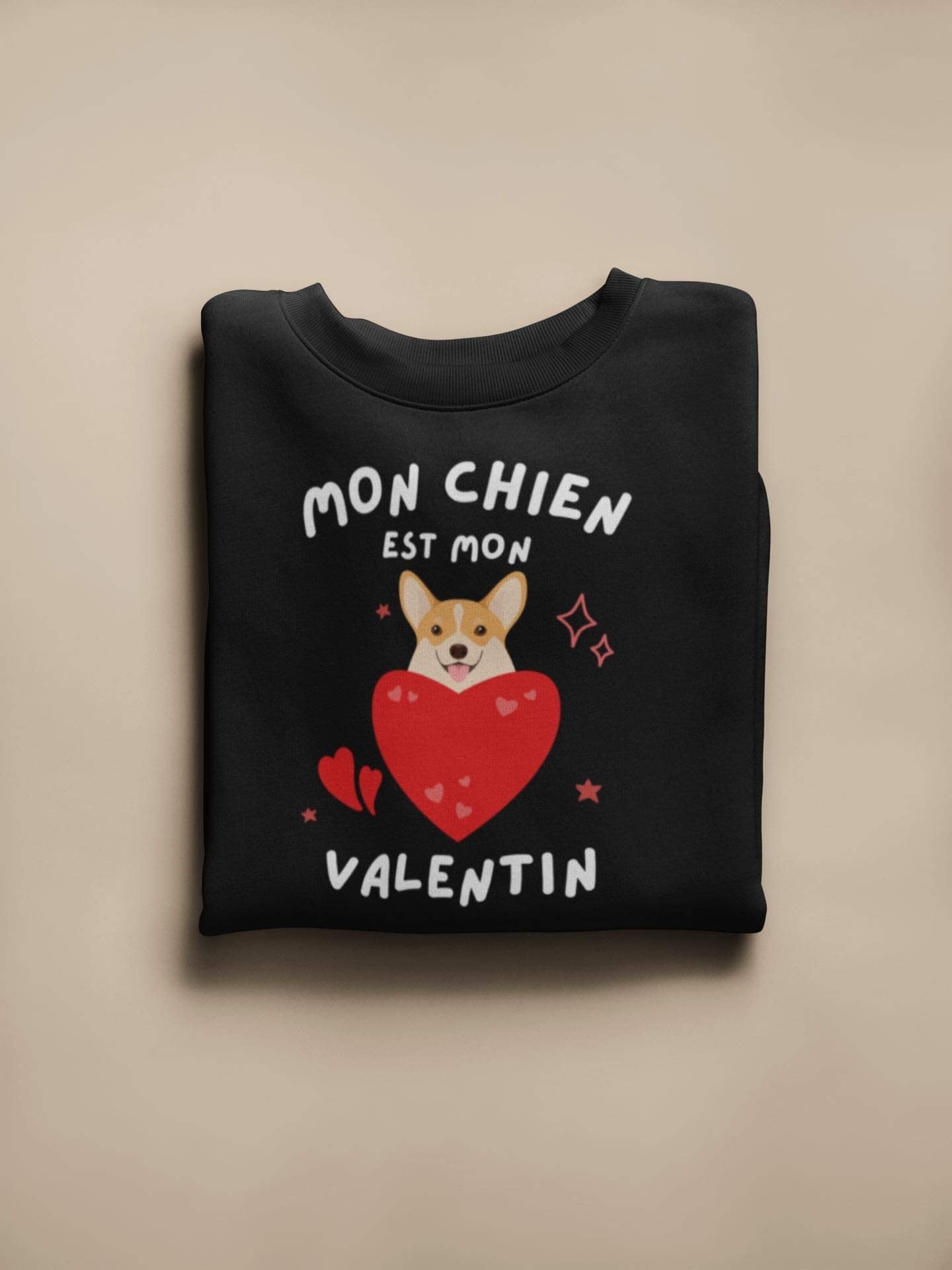 Crewneck - Mon chien est mon Valentin