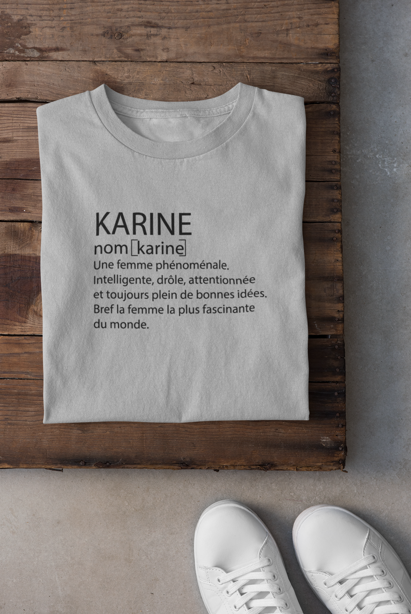 T-shirt - Prénom femme - À personnaliser