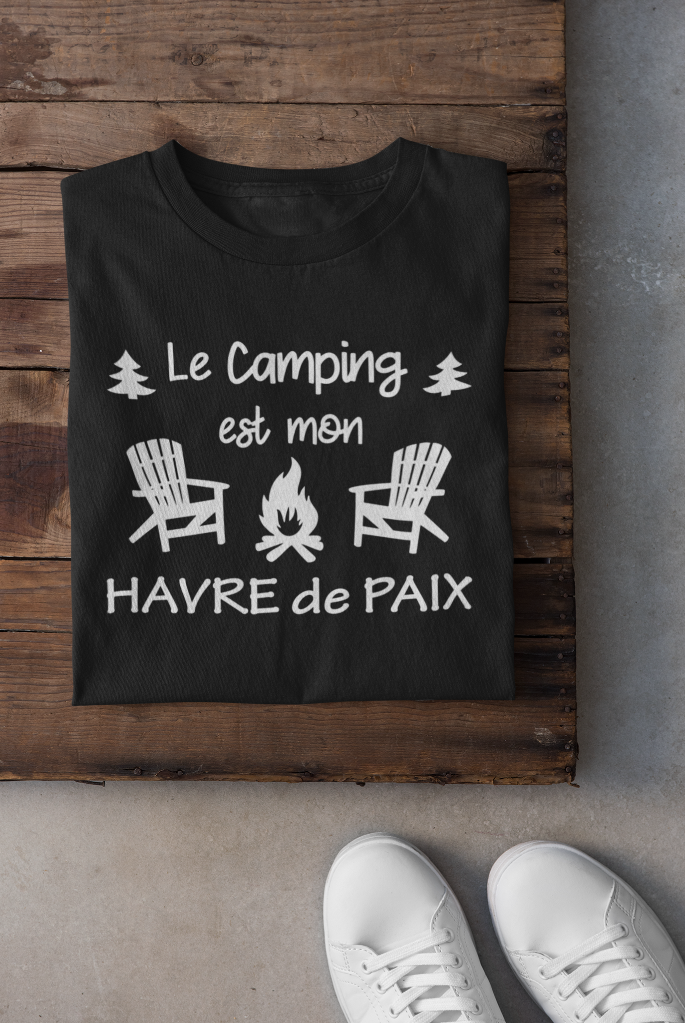 T-shirt - Le camping est mon havre de paix