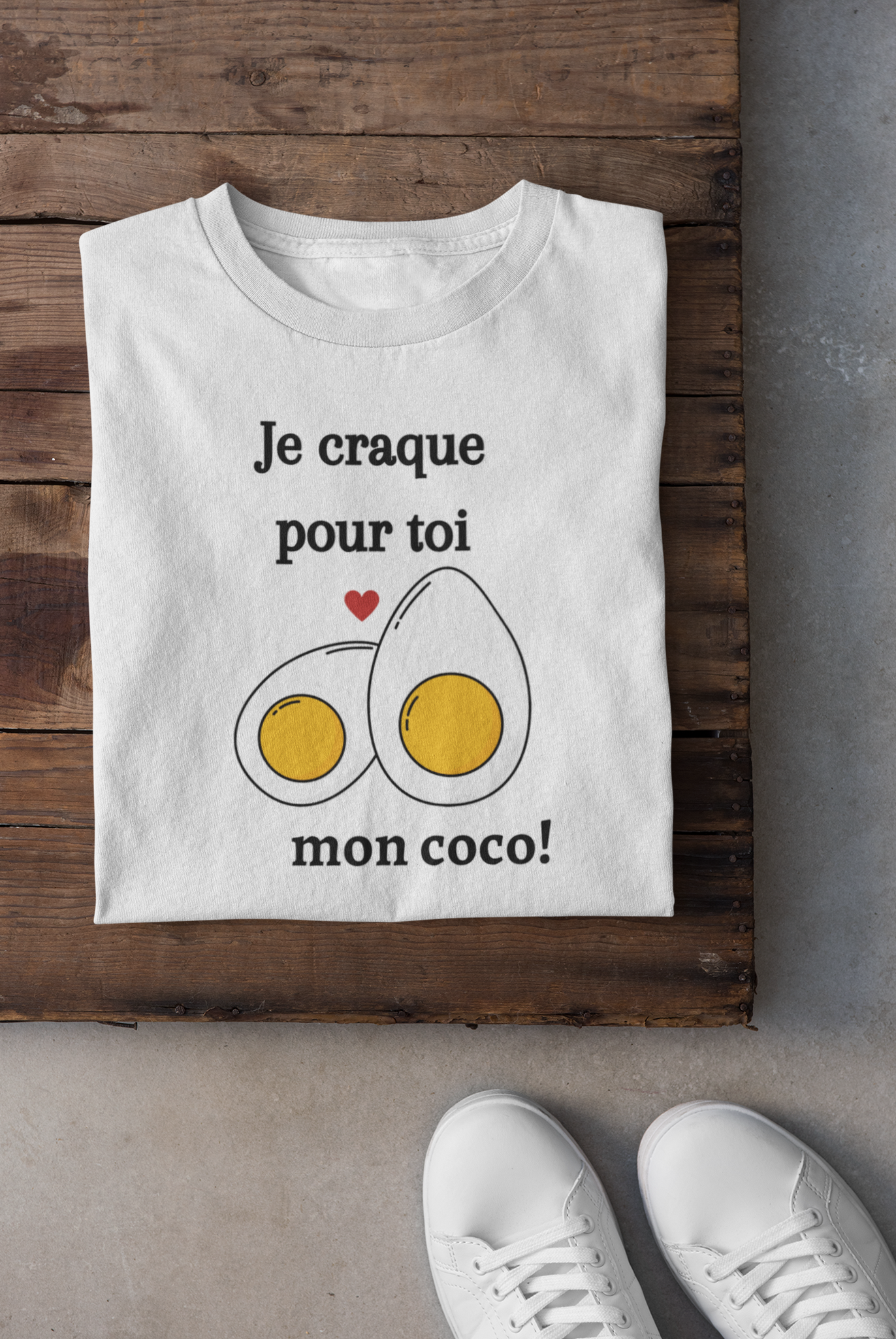 T-shirt - Je craque pour toi mon coco