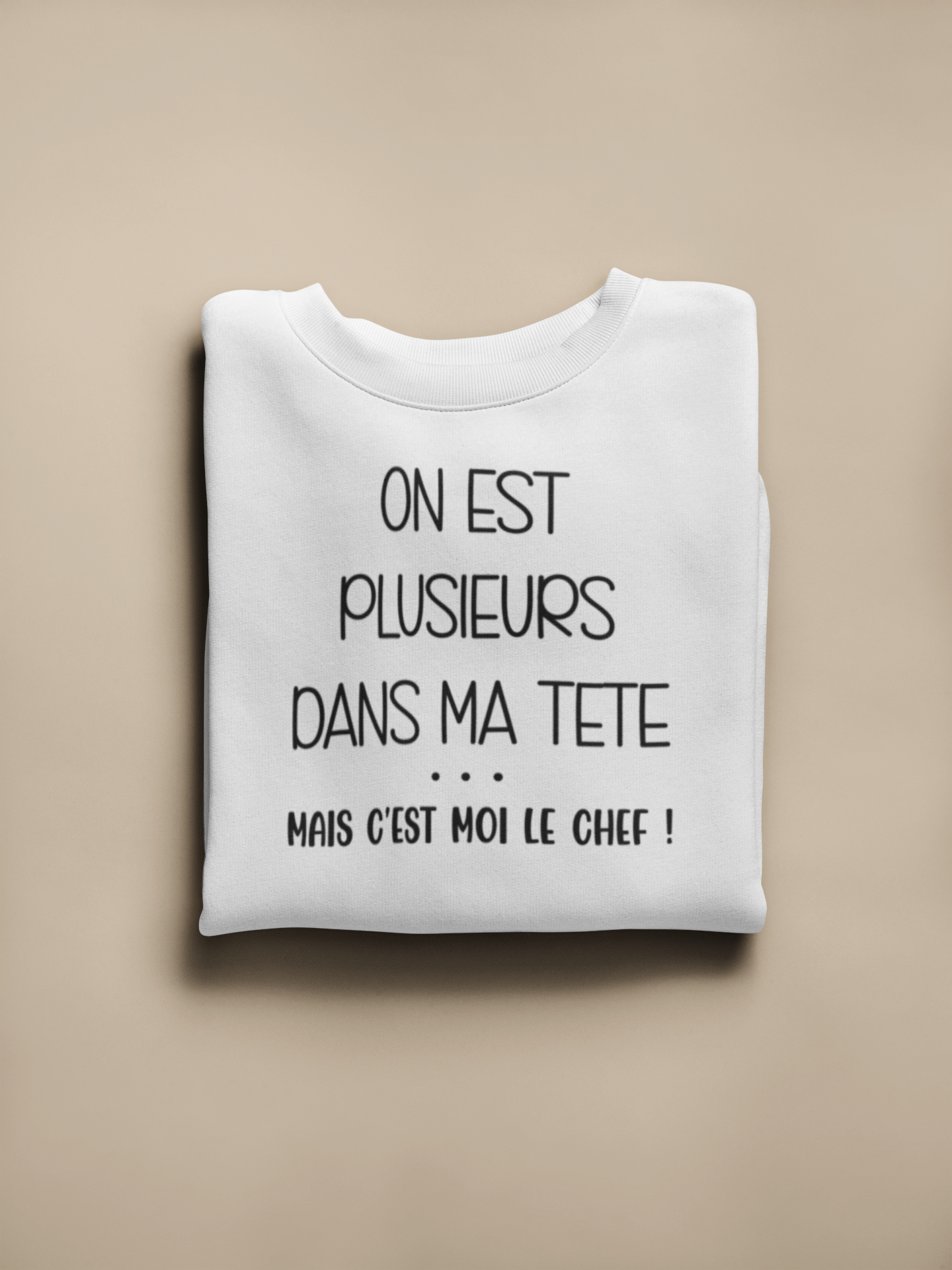 Crewneck - On est plusieurs dans ma tête, mais c’est moi le chef