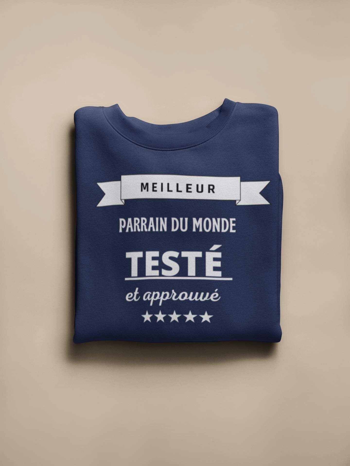 Crewneck - COMBO Meilleur parrain du monde / Meilleure marraine du monde