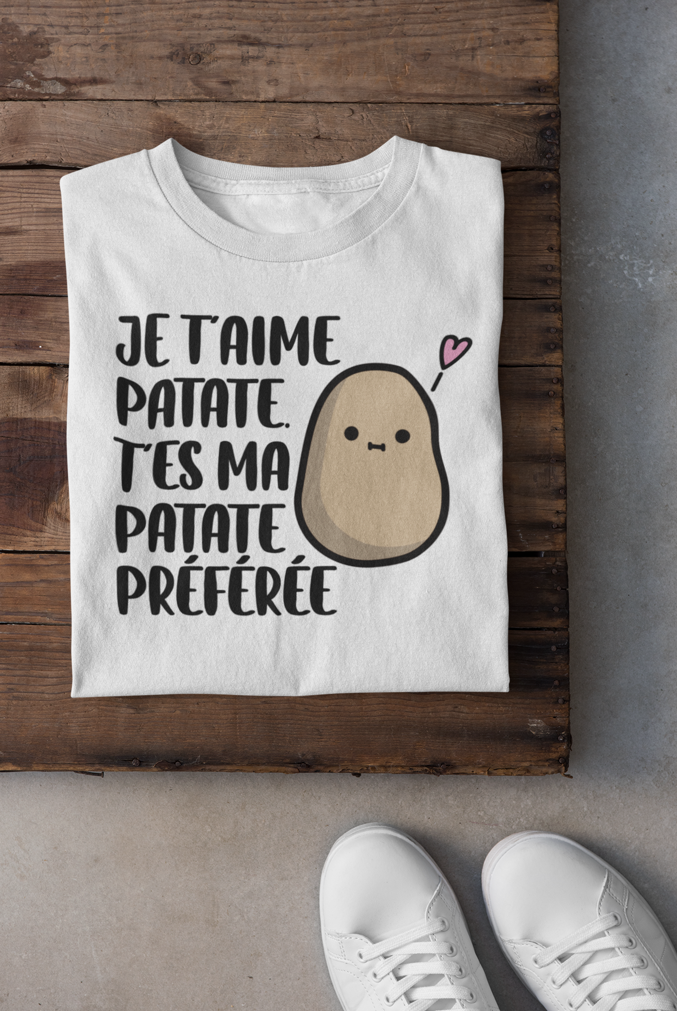 T-shirt - Je t'aime patate