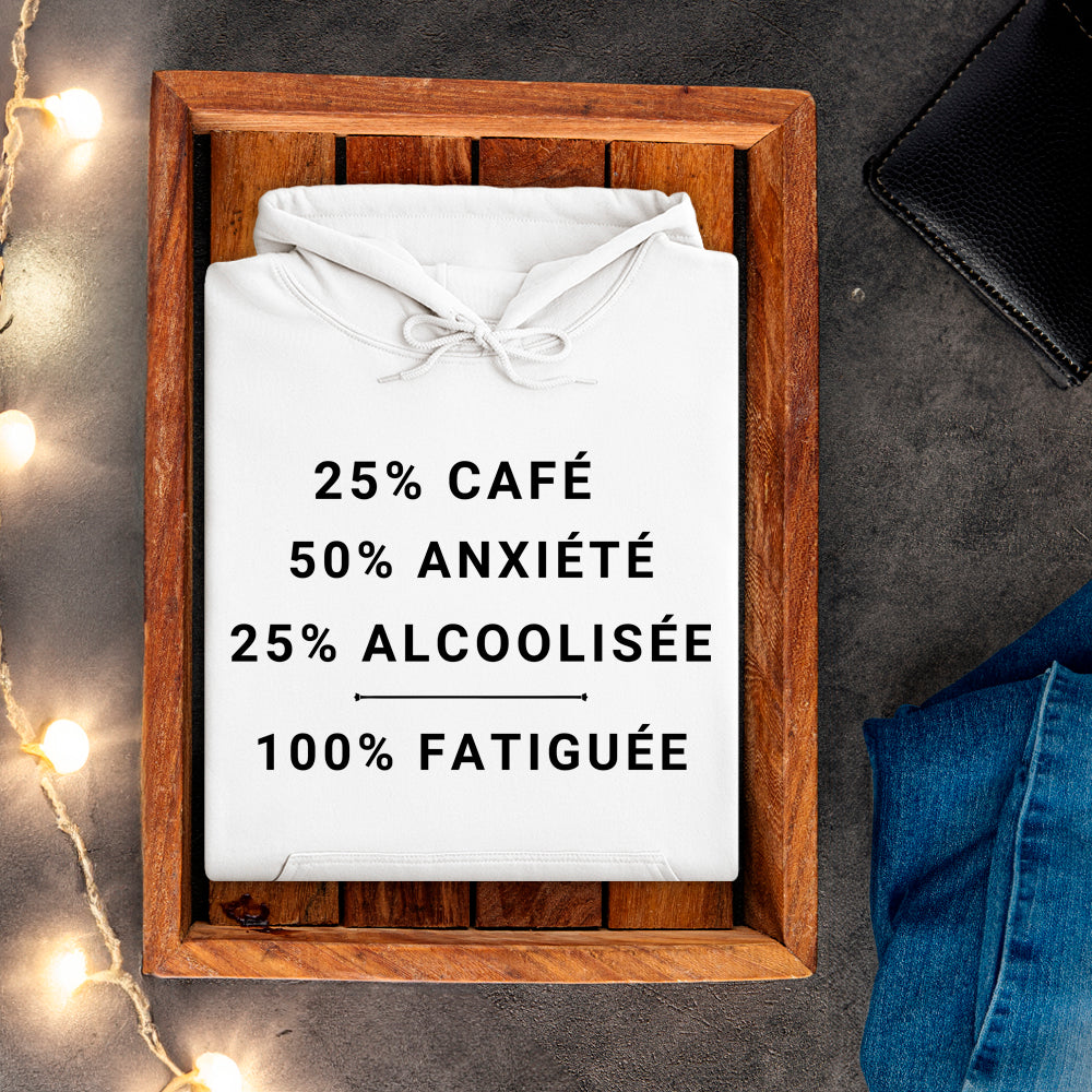 Kangourou - 25% café, 50% anxiété, 25% alcoolisée, 100% fatiguée