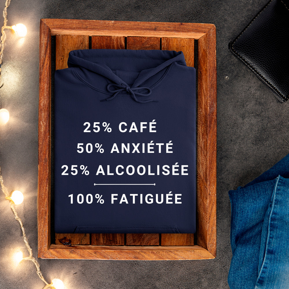 Kangourou - 25% café, 50% anxiété, 25% alcoolisée, 100% fatiguée