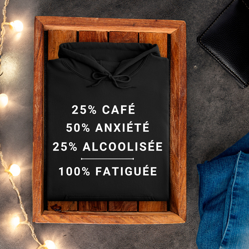 Kangourou - 25% café, 50% anxiété, 25% alcoolisée, 100% fatiguée