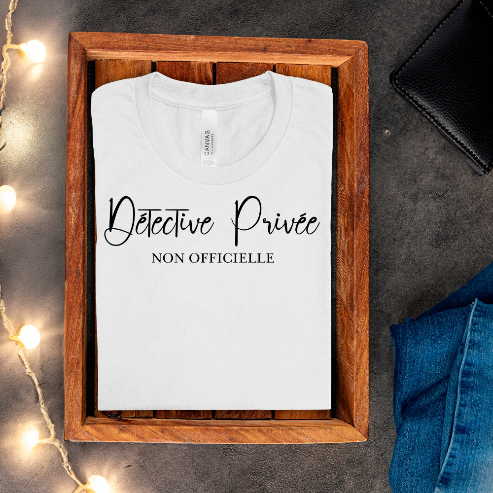 T-shirt - Détective privée