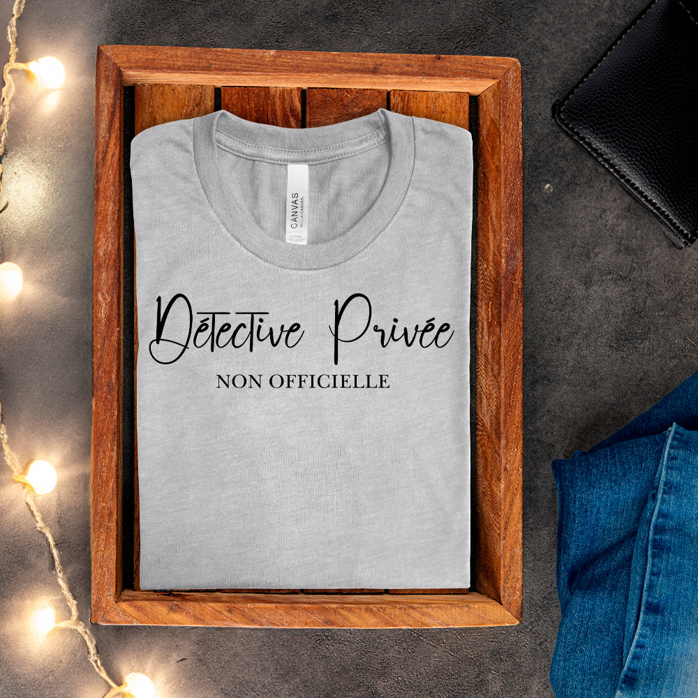 T-shirt - Détective privée