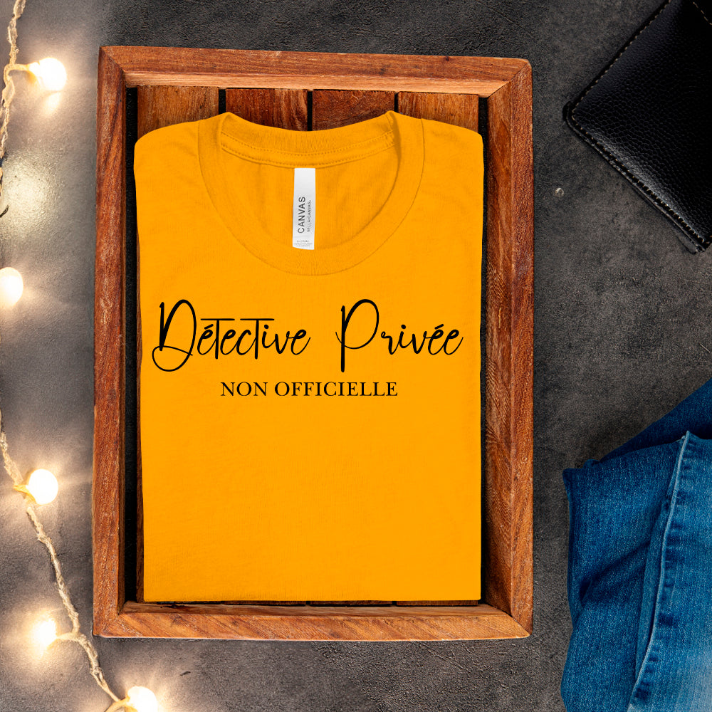 T-shirt - Détective privée