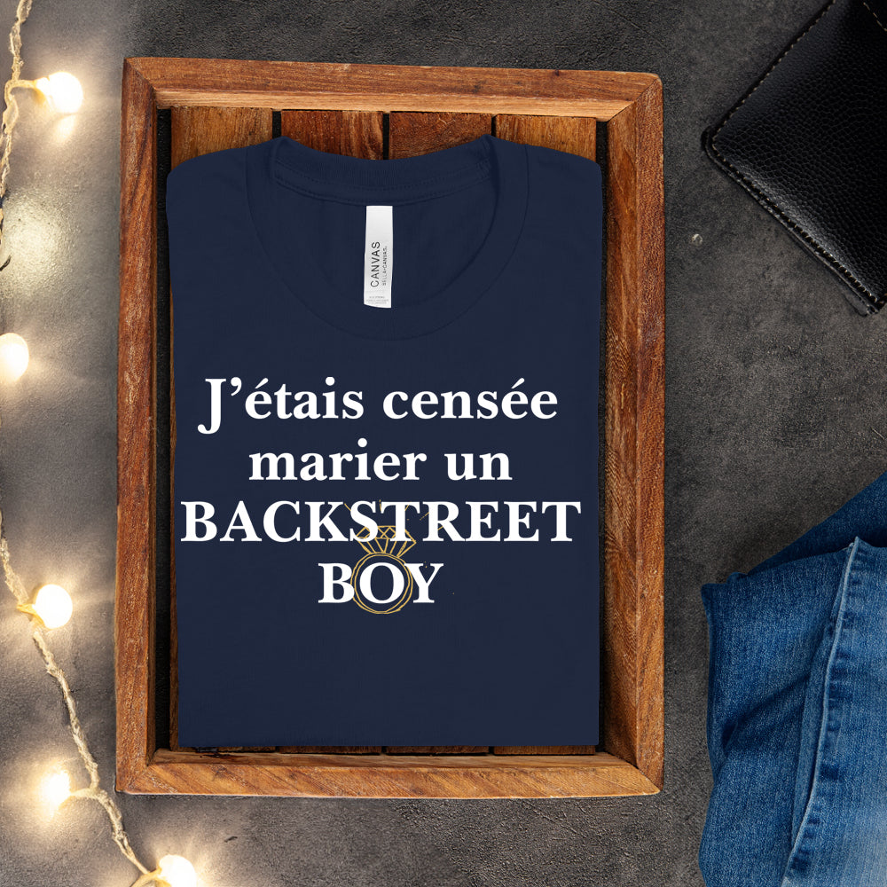 T-shirt - J'étais censée marier un Backstreet boy
