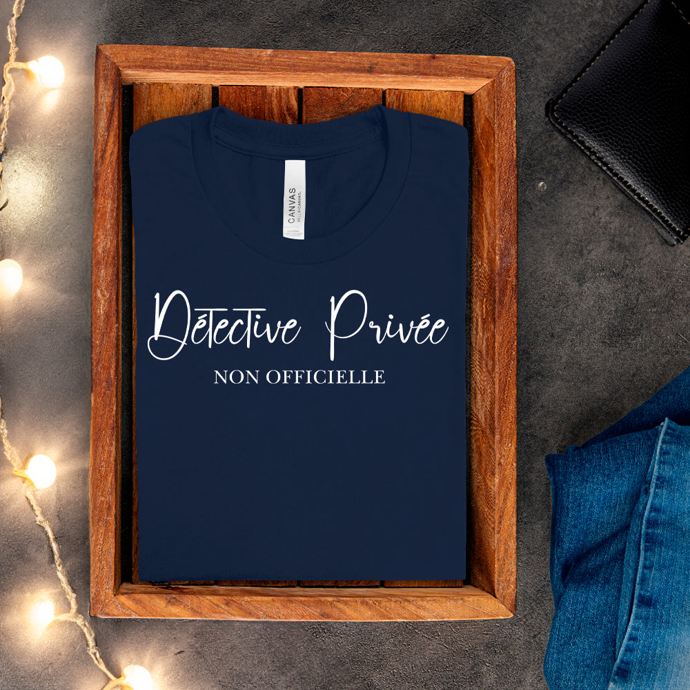 T-shirt - Détective privée