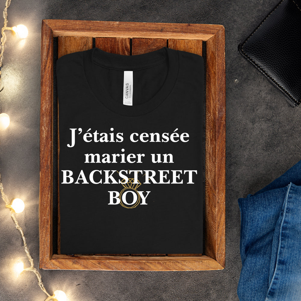 T-shirt - J'étais censée marier un Backstreet boy