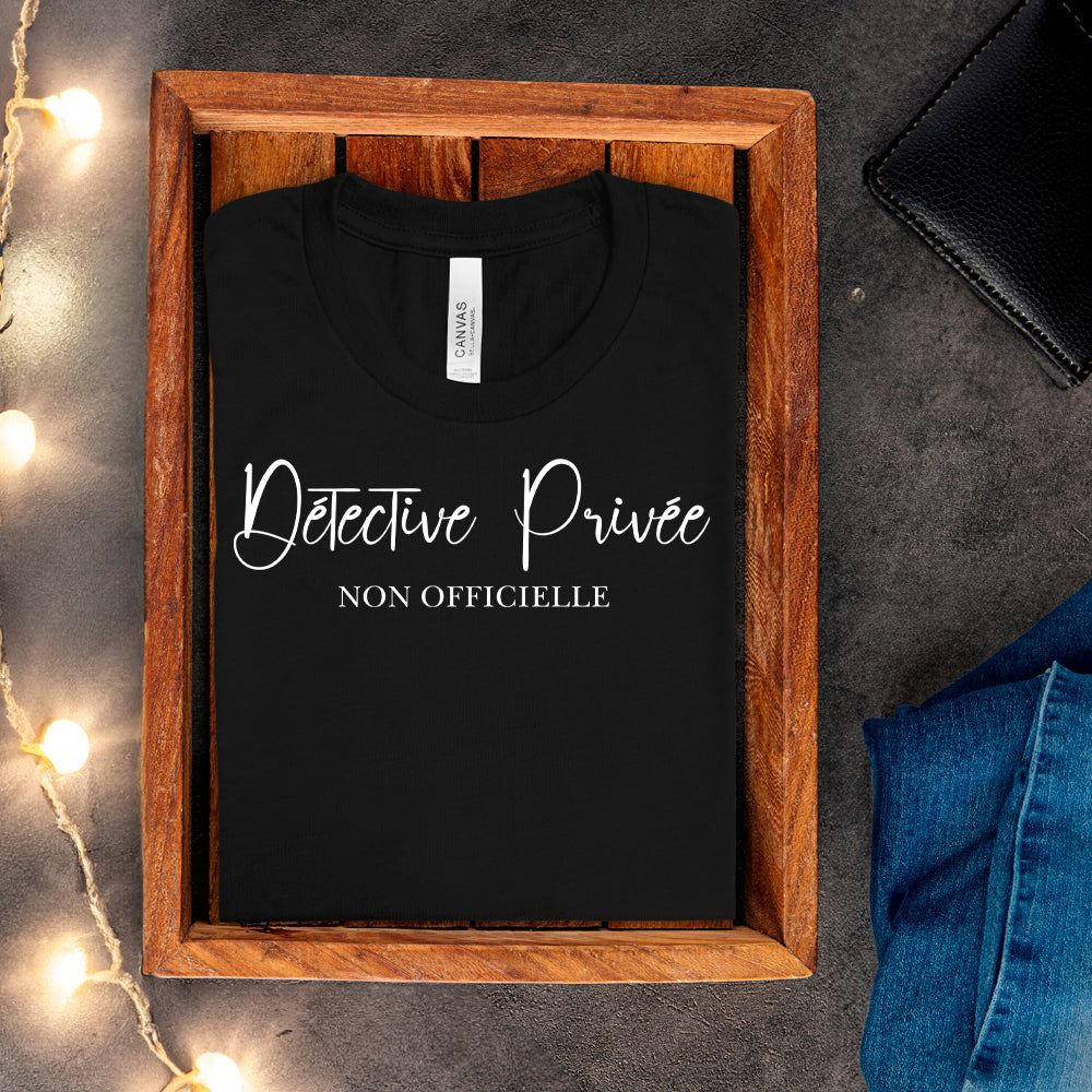T-shirt - Détective privée