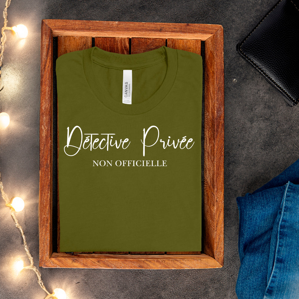 T-shirt - Détective privée