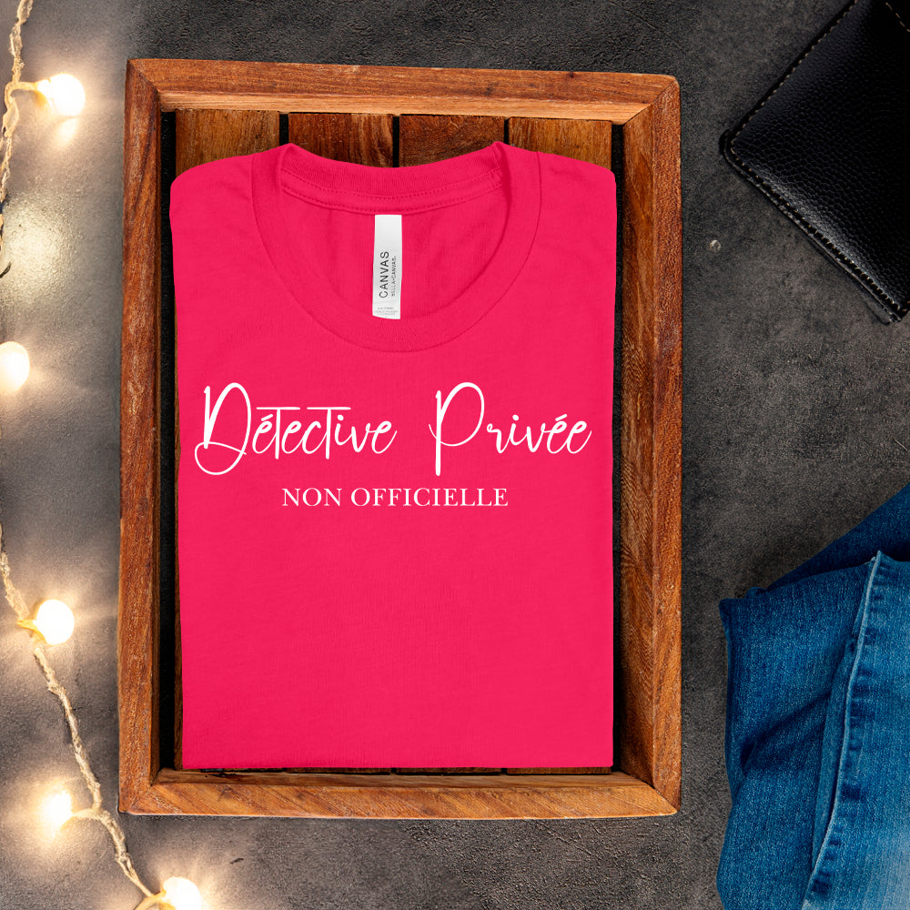 T-shirt - Détective privée