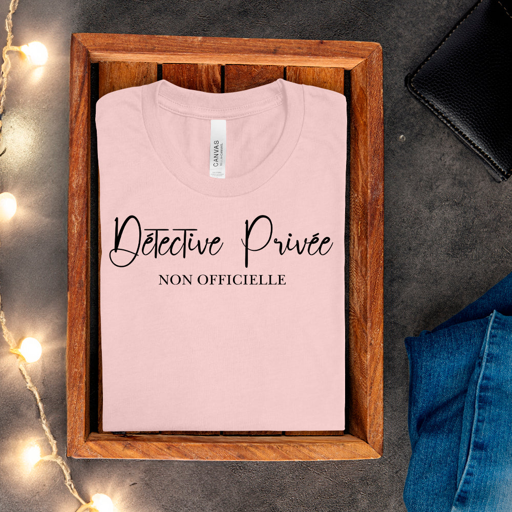 T-shirt - Détective privée