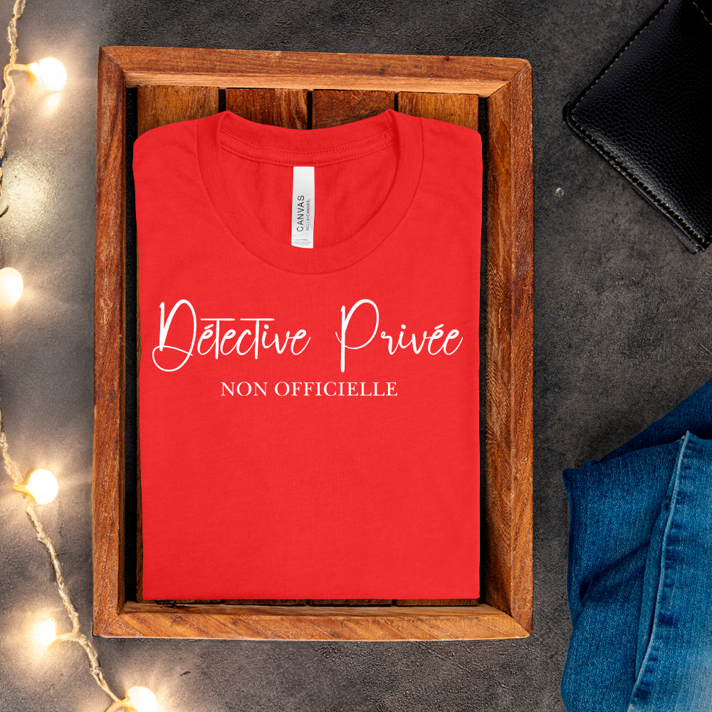 T-shirt - Détective privée