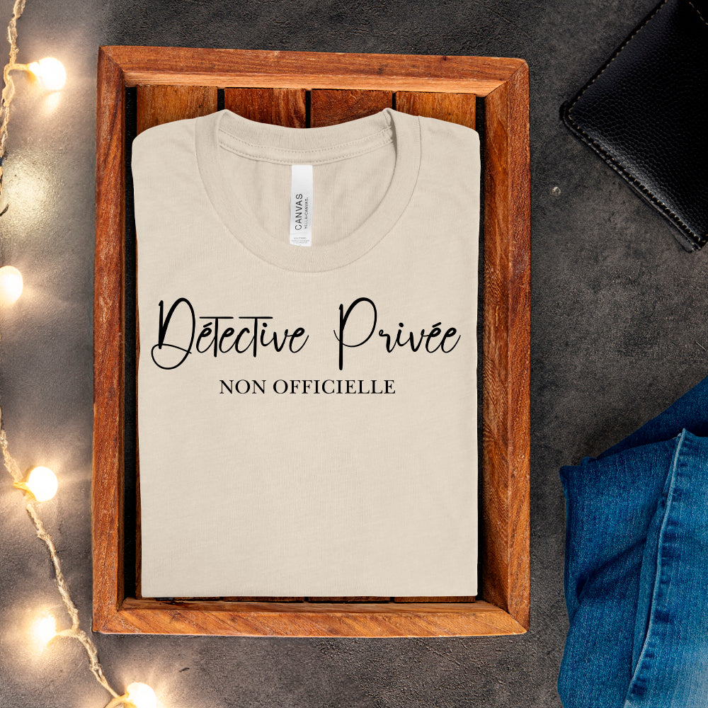 T-shirt - Détective privée