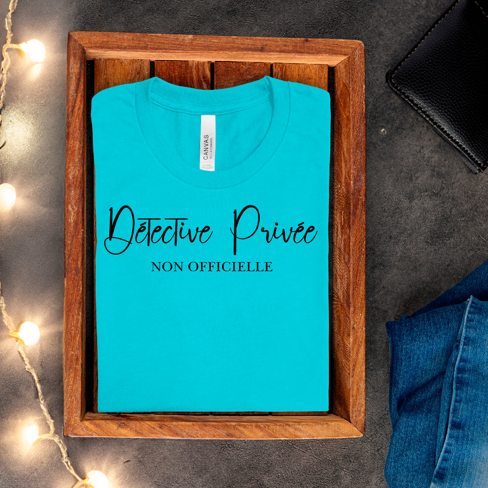 T-shirt - Détective privée